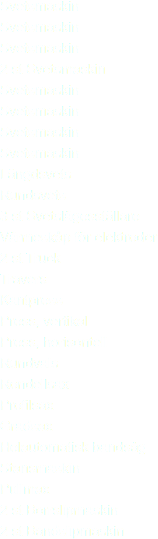 Svetsmaskin
Svetsmaskin
Svetsmaskin
2 st Svetsmaskin
Svetsmaskin
Svetsmaskin
Svetsmaskin
Svetsmaskin
Längdsvets
Rundsvets
3 st Svetslägesställare
Värmeskåp för elektroder
2 st Truck
Travers
Kantpress
Press, vertikal
Press, horisontell
Rundvals
Rondellsax
Profilsax
Gradsax
Helautomatisk bandsåg
Stansmaskin
Pullmax
2 st Borrslipmaskin
2 st Bandslipmaskin
